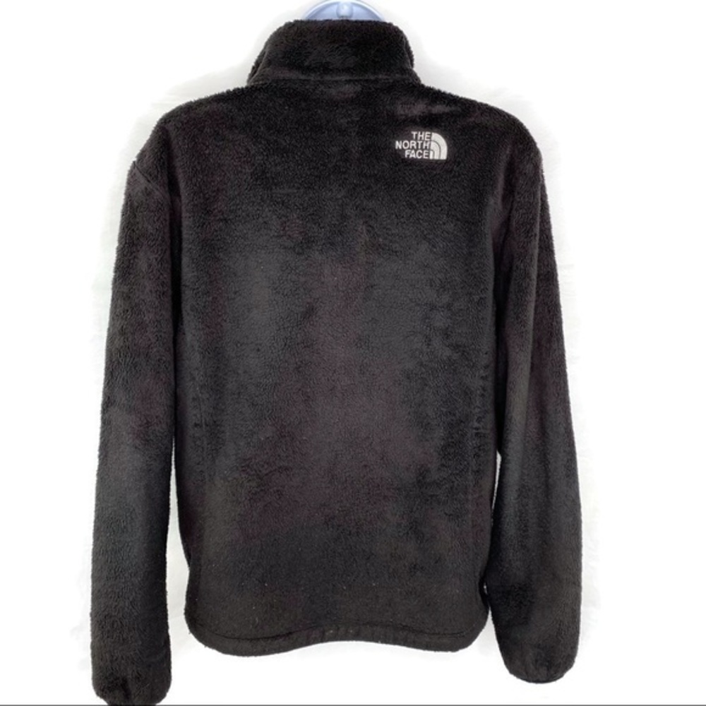 The North Face Black Fuzzy Fleece Jacket Medium - Picture 3 of 8